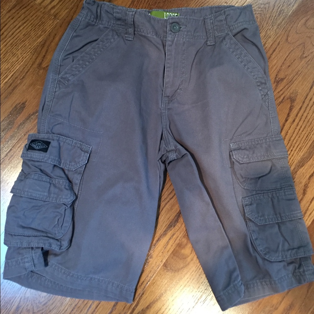 Boys size 12 Grey cargo shorts